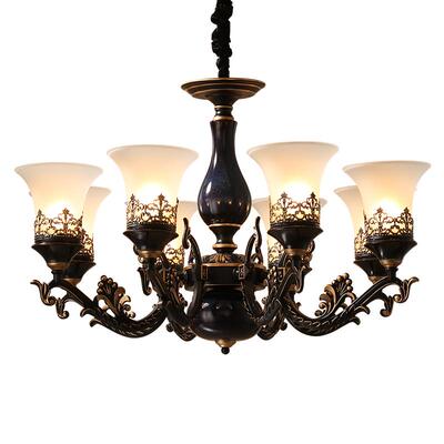 客厅餐厅卧室书房欧美式复古吊灯