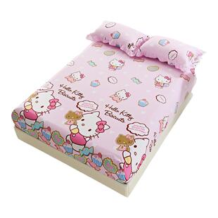 全棉儿童a类卡通图案一米二床笠女童120×190 120cmx200cm1.2*1.9