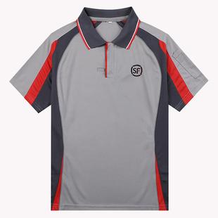 全新顺丰工作服夏季短袖20款顺丰速运快递员上班工衣老款灰色上衣