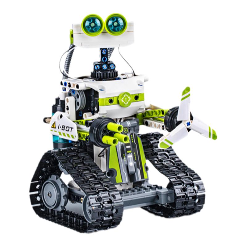 cada咔搭积木遥控变形机器人智能编程教育益智拼装玩具男孩礼物