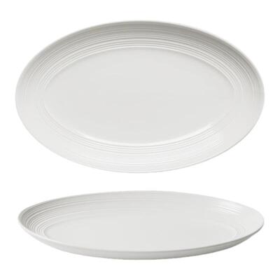 鱼盘瓷通用椭圆形10英寸釉下彩