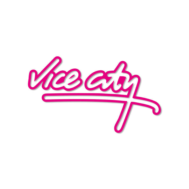 vice city侠盗猎车罪恶都市汽车车贴gta三角窗贴前挡贴摩托车贴纸