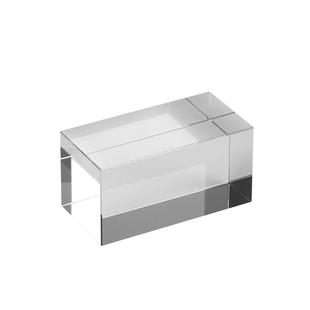 透明水晶长方块玻璃柱子摄影支撑拍摄配件道具透明方体定制底座托