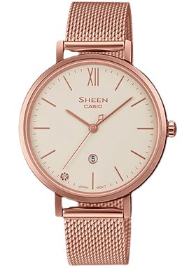 卡西欧sheen石英女士腕表防水