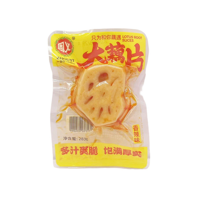 香辣味大藕片多汁爽脆蔬菜干周义