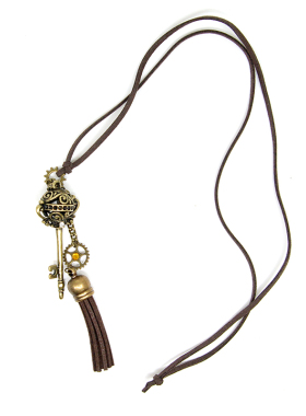 熠先生的蒸汽大陆齿轮宝石长项链