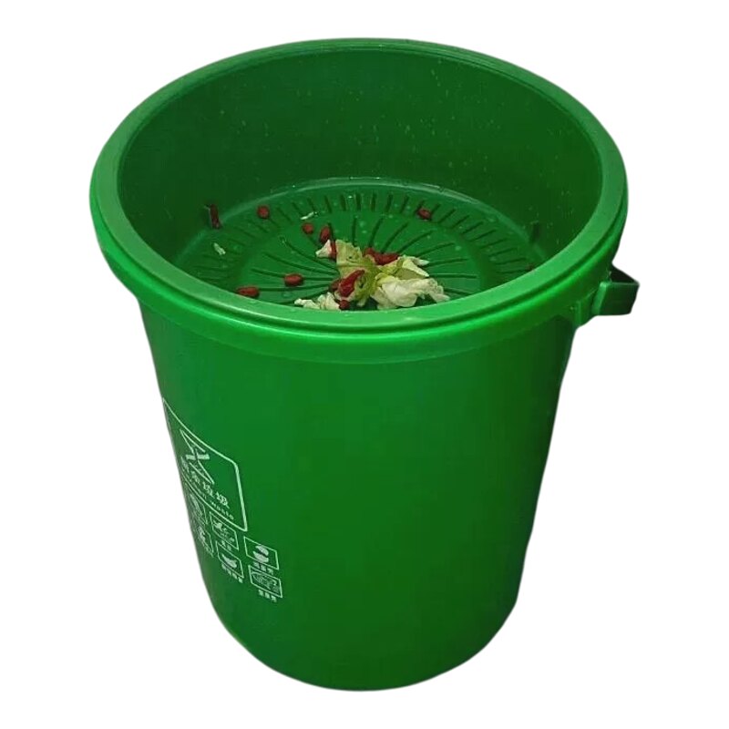 泔水分离桶厨余沥水桶商用厨房干湿拉圾桶手提茶叶滤渣桶饭厅饭