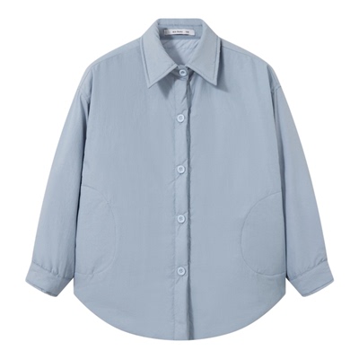 【现货亲子码】童装女童棉服两件套冬儿童棉衣衬衫卡其绗棉短裙