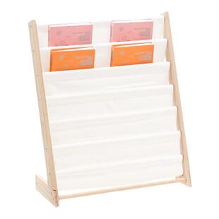 milky garden ins北欧儿童房简易书架幼儿园宝宝收纳实木落地书柜