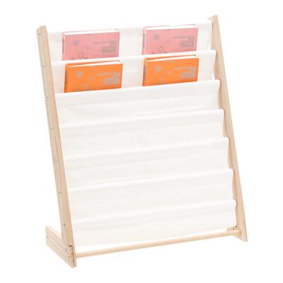 简约落地北欧儿童房书架ins实木