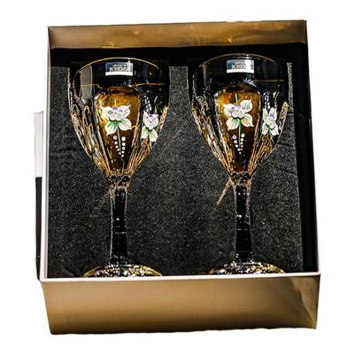 捷克进口BOHEMIA手工红酒杯礼盒