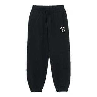 MLB儿童官方男女童精致出挑刺绣LOGO纯色潮流运动长裤秋冬款