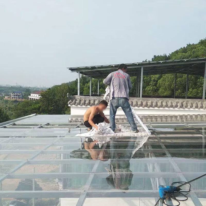 耐力板透明5mmpc耐力透明板屋顶阳挡户外批发雨棚采光板保塑料成