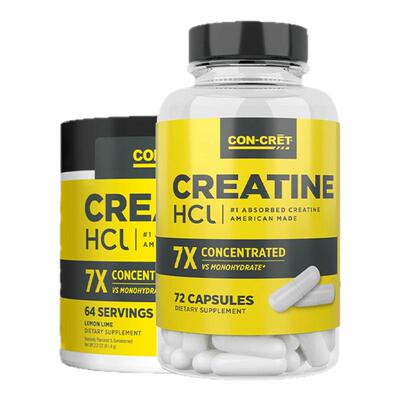 CON-CRET浓缩未来肌酸盐酸肌酸增加肌肉力量耐力爆发力超一水肌酸