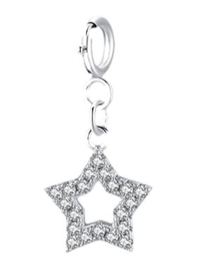 925纯银镶满小星星吊坠简约时尚