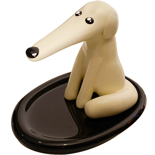 URFF DECO长鼻狗钥匙管家磁吸创意礼物可爱收纳玄关桌面托盘摆件