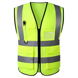 交通警示服管制疏导员指挥反光安全背心反光衣薄款马甲反光服定制
