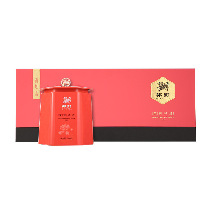 祁野茉莉祁红浓香型送礼礼盒茶叶