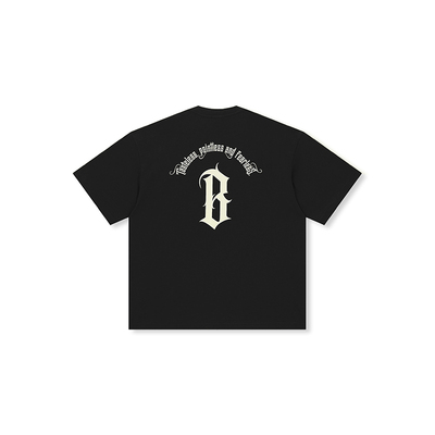 BONELESS短袖前胸B字logoT恤