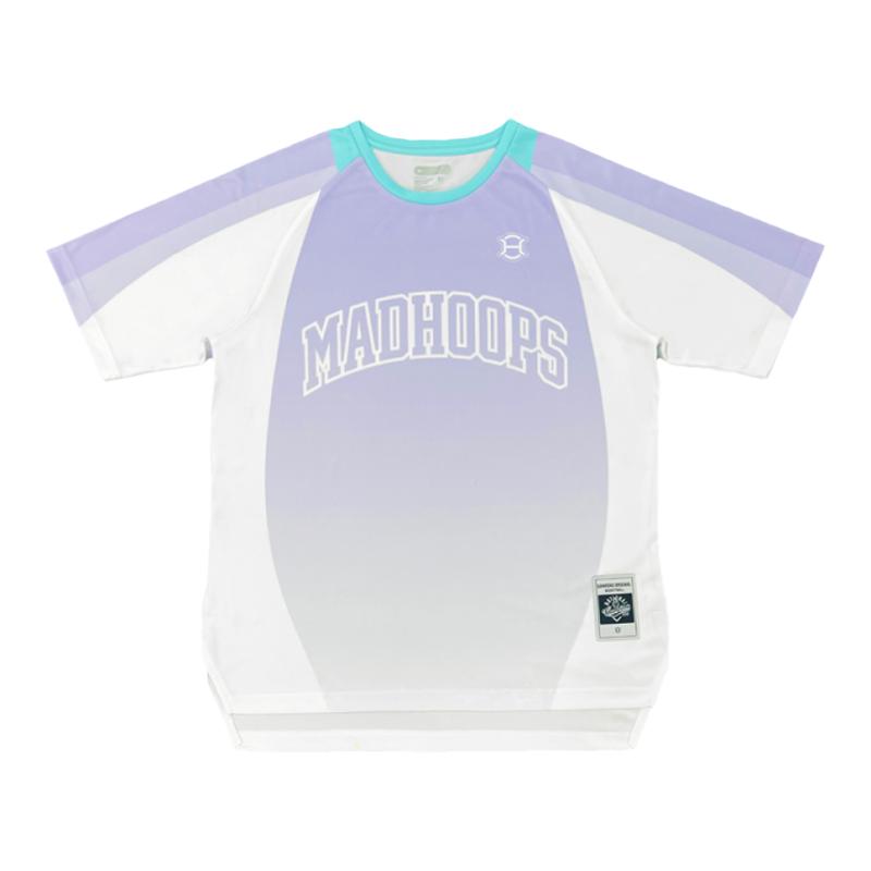 Madhoops运动投篮服透气篮球足球排球短袖T恤球衣飞盘服团购定制
