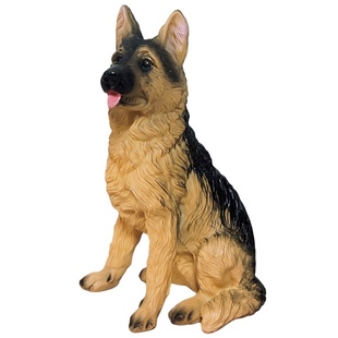 家居饰品狗摆件狼狗仿真狗树脂小狗模型装饰牧羊犬德牧玄关装饰品