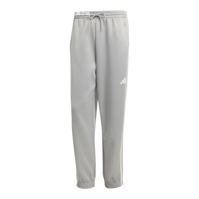 阿迪达斯男裤2025秋季新品中腰宽松抽绳束脚裤休闲运动长裤JX5621