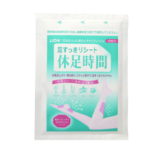 日本进口狮王休足时间清凉解压舒缓疲劳去浮肿腿贴足贴男女通用