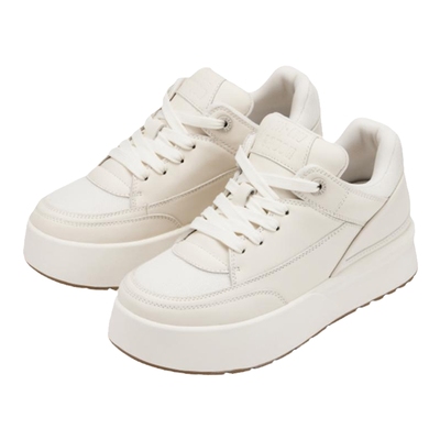 73hours厚底小白鞋面包鞋