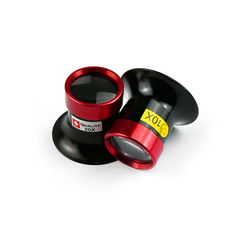 蓝宝石镜面金属放大镜修表10工具钟表20手表维修眼罩用倍