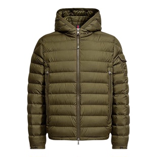 代购蒙口Galion早春薄款连帽哑光短款羽绒服鹅绒男款户外夹克外套