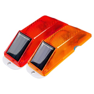 太阳能警示灯反光轮廓标腰灯夜间频闪爆闪灯护栏围挡施工信号灯