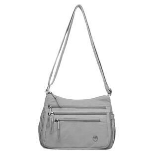 尼龙布多层包包中年女包大气帆布斜挎包大容量旅行单肩挎包妈妈包