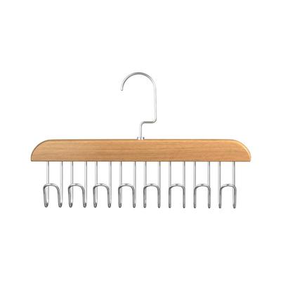 木质吊带波浪衣架多功能收纳神器