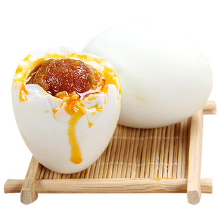 云邮牌高邮咸鸭蛋70克20枚装高邮特产盐蛋红心流油宗正咸鸭蛋包邮