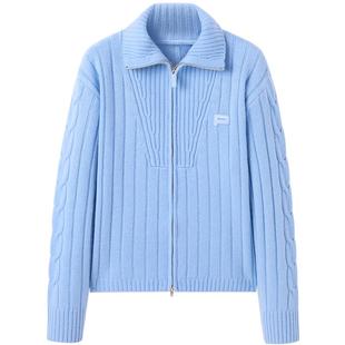 太平鸟Juan Salazar联名冬季款拉链开衫A1EAE424E