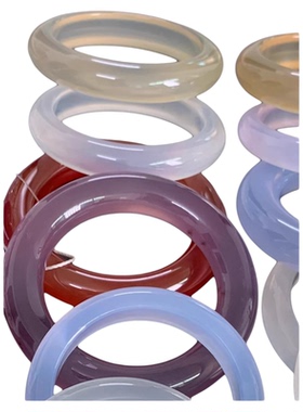 玛瑙玉髓手镯原矿物美价廉女性