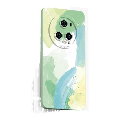 水彩适用荣耀magic5手机壳新款magic5pro保护套华为honor硅胶majic防摔mgaic超薄mαgic男女migac8外壳mini绿