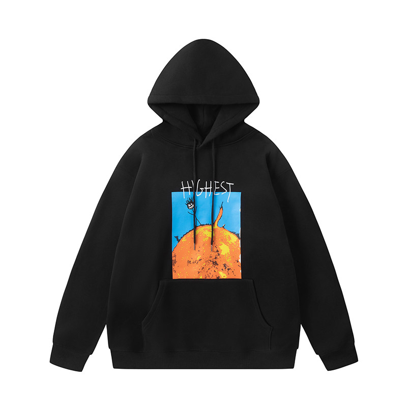 Travis Scott联名麦当劳发泡加绒连帽卫衣美式风街头重磅情侣帽衫