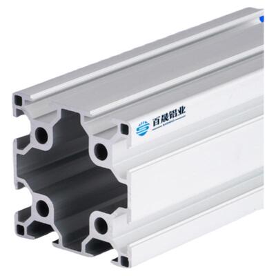 6060铝型材欧标工业铝合金型材6090/60120铝材方管围栏框架配件