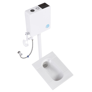 JOMOW家用蹲便器超薄防臭防溅卫生间虹吸式蹲坑蹲厕便池整套装