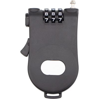 夜蝌自由伸缩钢丝绳密码锁