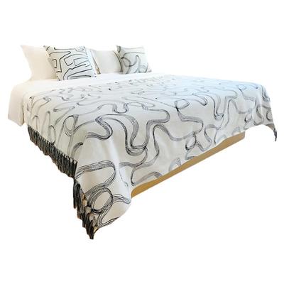 仿羊绒床尾巾不起球好品质搭毯