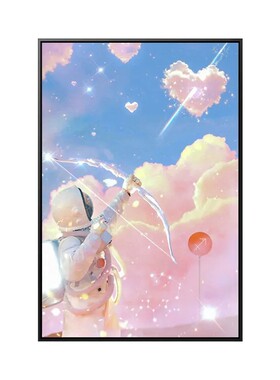 十二星座宇航员diy数字油画