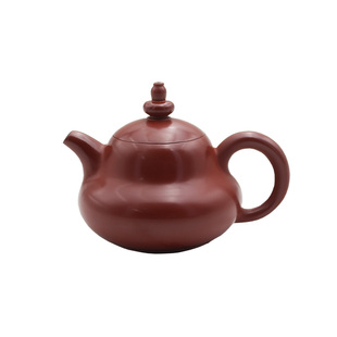 【章思林.富贵壶】潮州朱泥手拉壶小品小容量葫芦茶壶小冲罐50CC