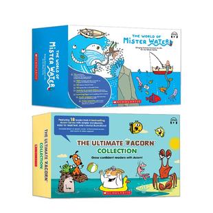 【送礼首选 一起买更划算 送音频】学乐橡子桥梁书合集18册盒装+学乐水先生的奇妙之旅英文原版15册盒装 Mr. water 儿童科普图画书