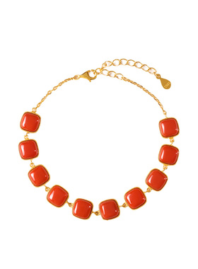 【南风知意】南红方糖手链