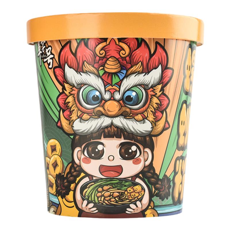 阜字号螺蛳粉桶装冲泡型免煮速食螺蛳粉柳州风味懒人螺丝粉6桶装