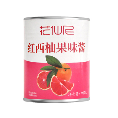 花仙尼红西柚果粒罐头900g西柚颗粒罐头 杨枝甘露满杯奶茶店原料