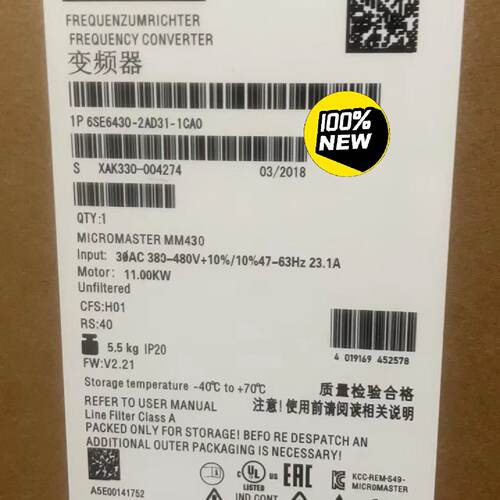 【询价】6SE6430-2AD31-1CA0MM430变频适用