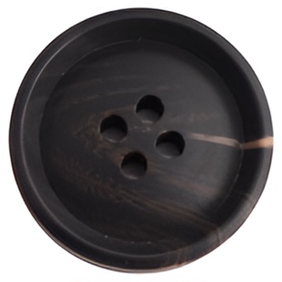 圆形高档大衣纽扣风衣扣西装外套裤子棕色咖啡四眼钮扣树脂大扣子